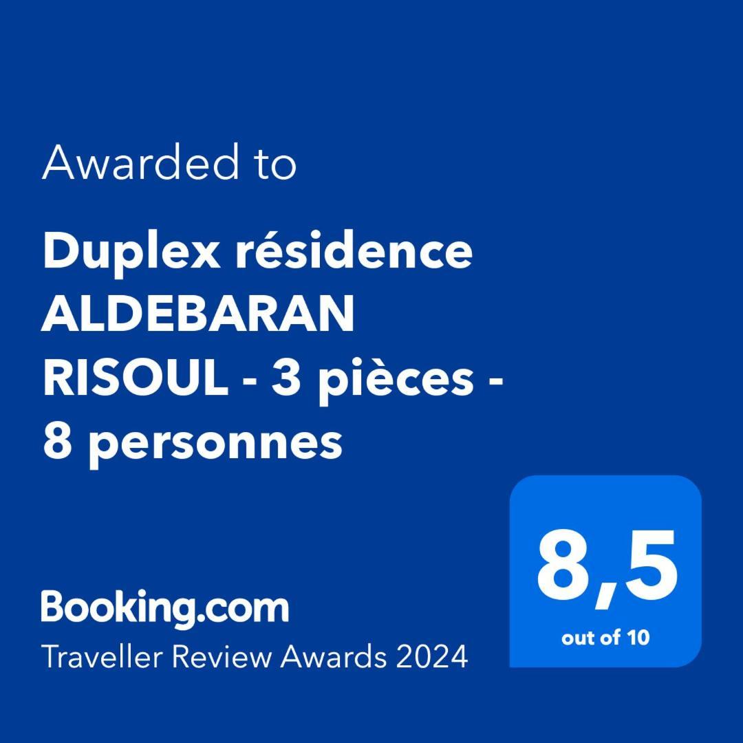 Duplex Residence Aldebaran Risoul - 3 Pieces - 8 Personnes 外观 照片